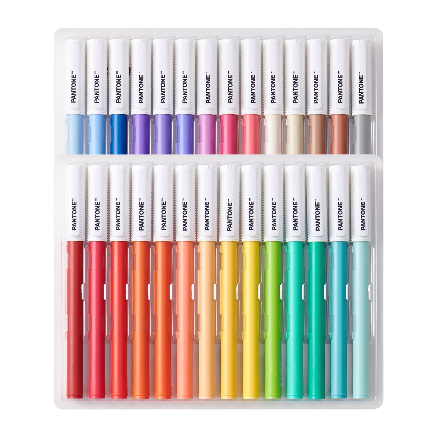 Kaco JUMBO Gel Ink Pens 28 Pieces Black Ink Pantone Collaboration Gel Pen (2000-2025) 0.5mm Fine Point