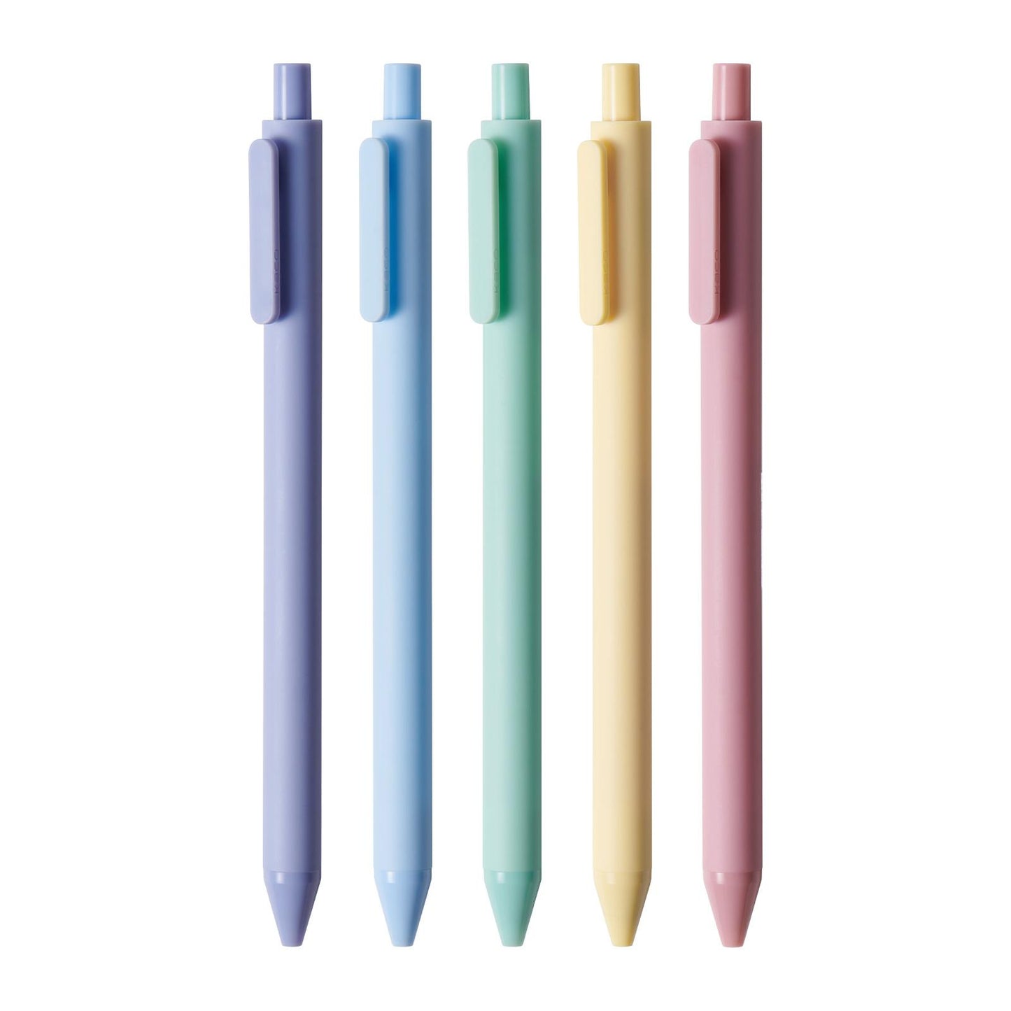 KACO PURE Gel Ink Pens Sunrise Impression Series 5 Pieces Gel Pens 0.5mm Fine Point 5 Assorted Ink Colors