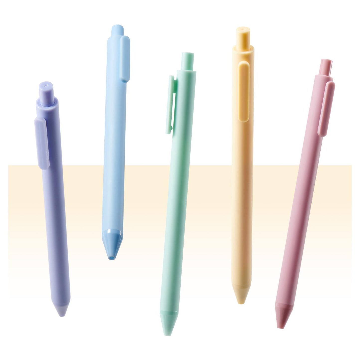 KaCo PURE Gel Ink Pens Sunrise Impression Series 5 Pieces Gel Pens 0.5mm Fine Point 5 Assorted Ink Colors