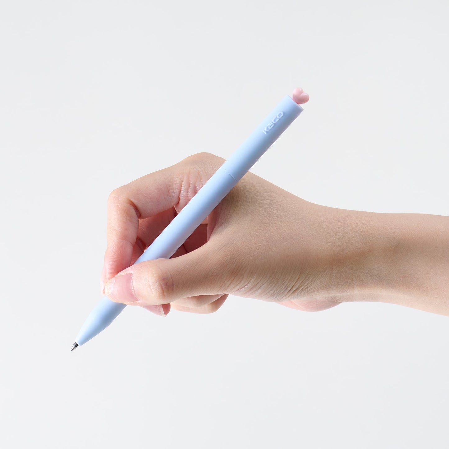 Kaco FIRST HEART Gel Pens Cute Stationery Black Ink with Extra 2 Refills, 0.5 mm Fine Point, Aesthetic Cute Star Pens for Journaling