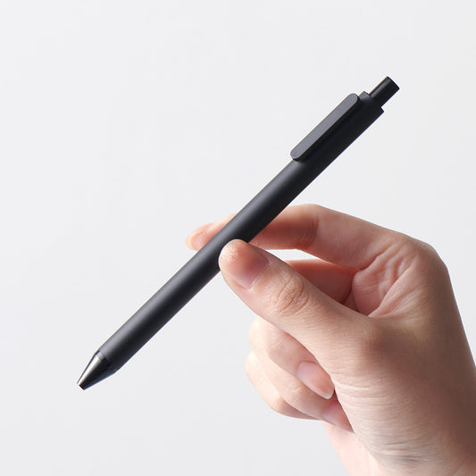 Kaco 10 Pieces Ballpoint Pens PURE, Black Ink, 1.0 mm Medium Point, 10 Count Pack Pens Retractable Journaling Office Supplies